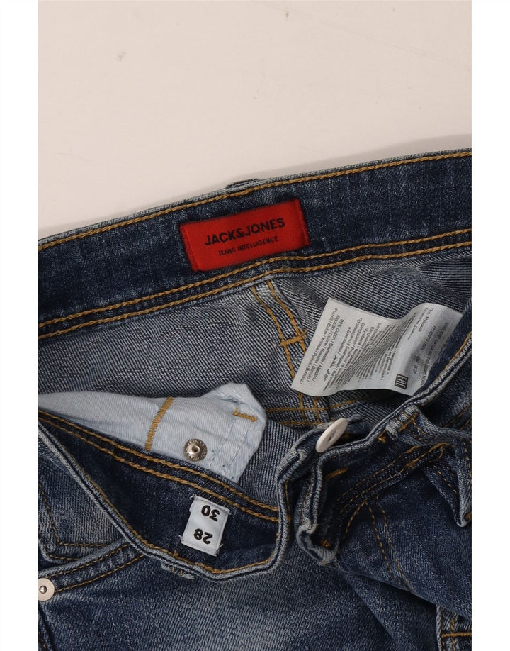 Jack & Jones Jean Slim effet vieilli W28 L30 pour homme en coton bleu