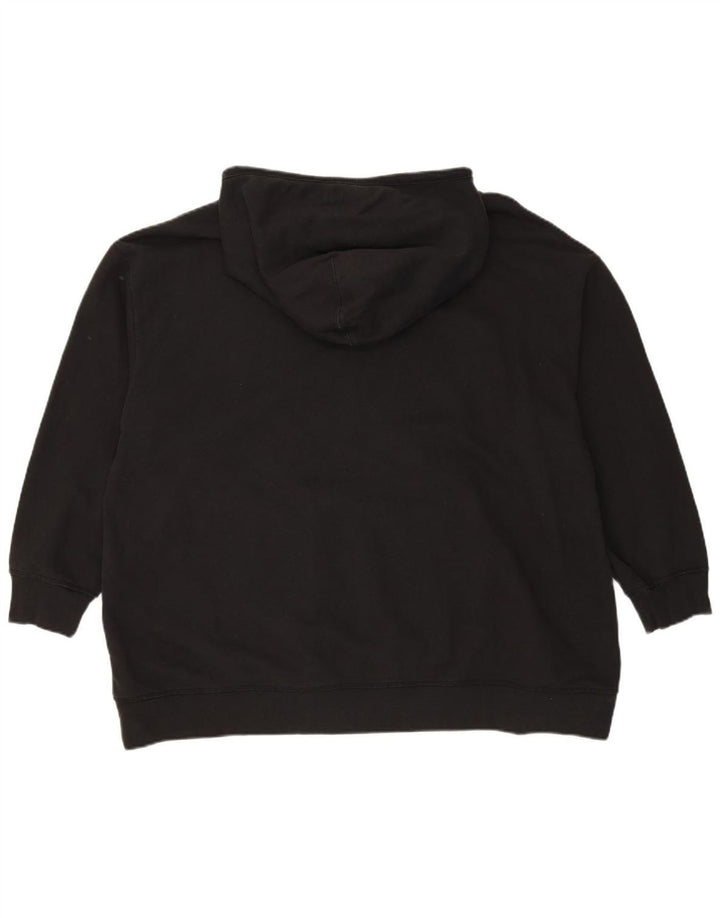 LEVI'S moletom com capuz feminino UK 20 3XL algodão preto