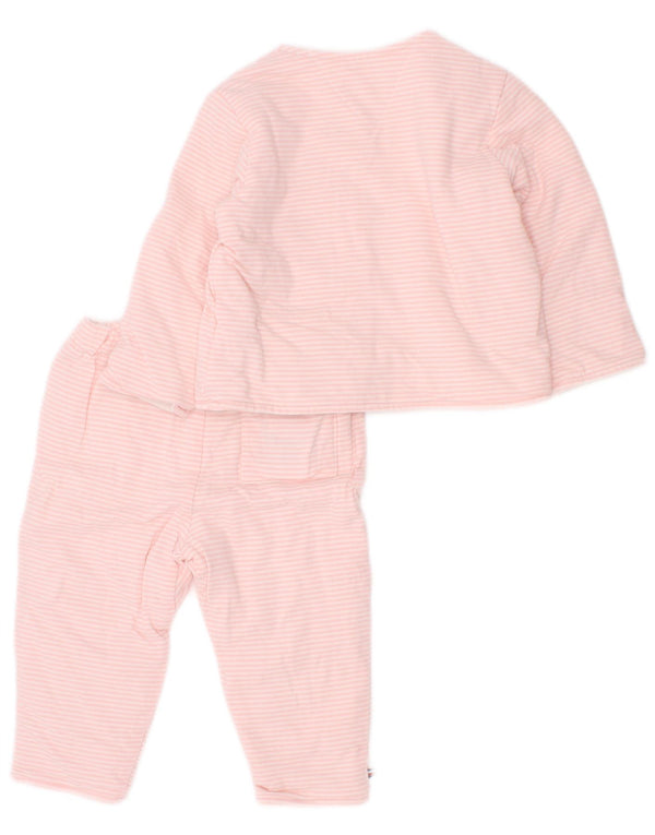 Tuta intera grafica per bambina Tommy Hilfiger 3-6 mesi Gessato rosa