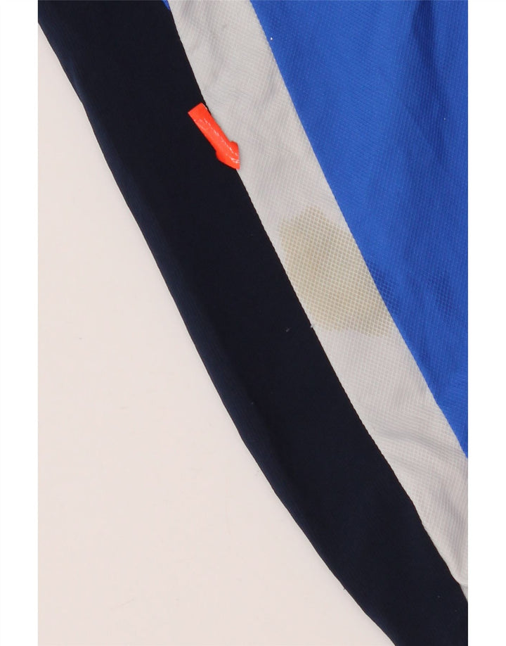 NIKE Herre Dri Fit Pullover Træningsdragt Top Medium Blue Colourblock