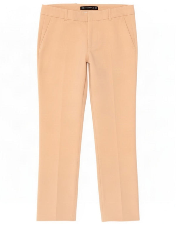 Zara Slim Chino-Hose für Damen, XS, W24, L26, Beige