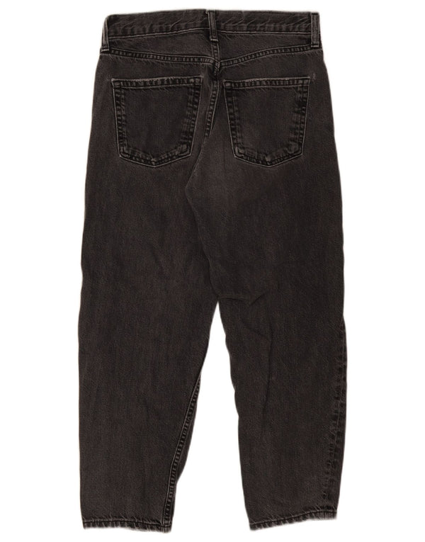 Jeans cropped a vita alta da donna Gap W26 L24 cotone grigio