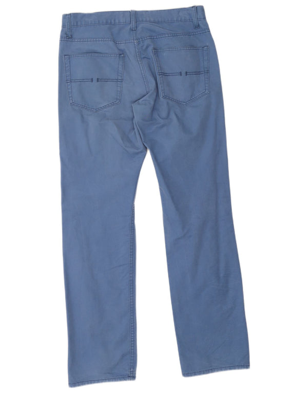 Polo Assn. Pantaloni casual dritti da donna W31 L32 in cotone blu