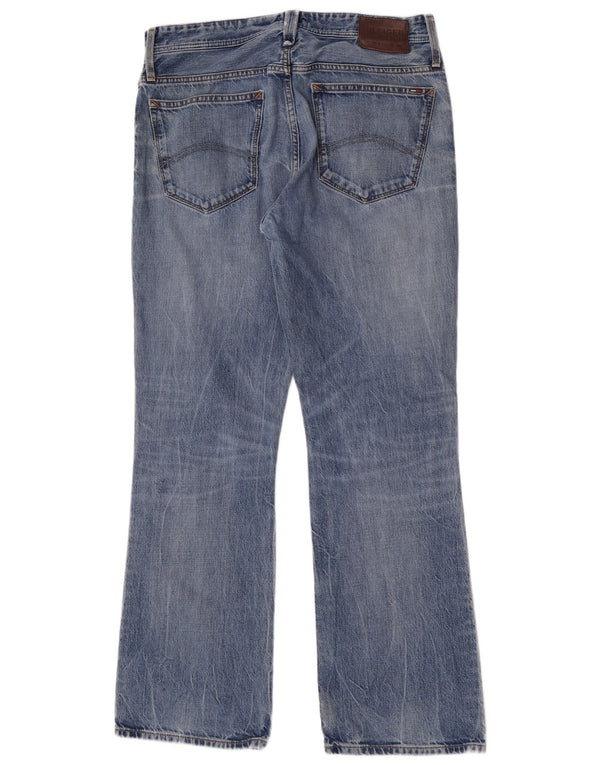 Tommy Hilfiger Jean Larkee Bootcut Homme W34 L32 Bleu Coton