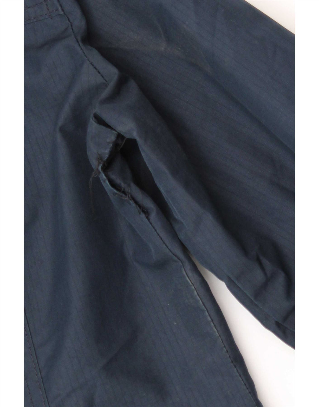 Hollister Womens Hooded Bomber Jacket UK 10 Small Navy Blue Polyester