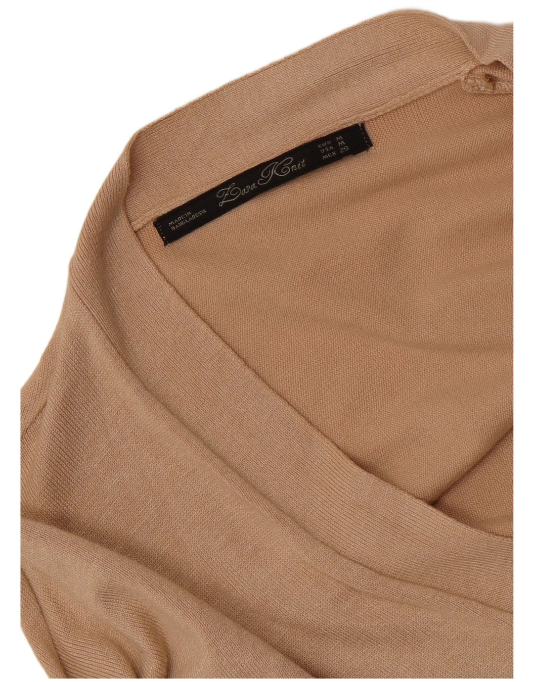 Zara Womens Oversized Batwing Open Cardigan Sweater UK 14 Medium Beige