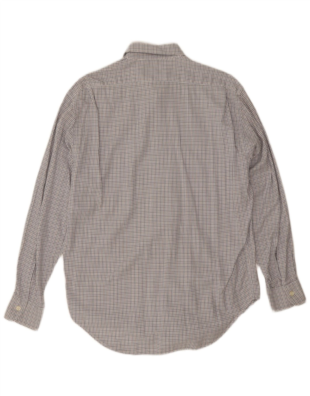 Camicia da uomo Henry Cottons taglia 39 15 1/2 percalle grigio medio