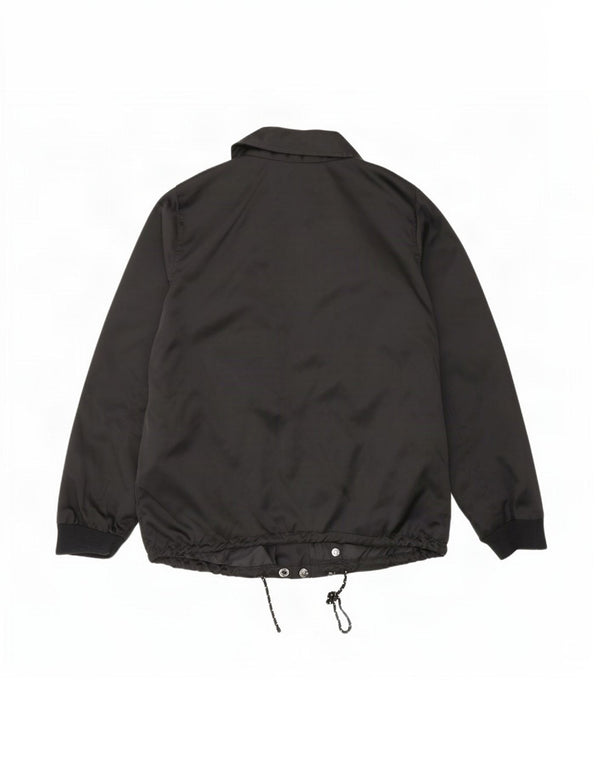 Hollister Womens Bomber Jacket UK 16 Large Black Polyester