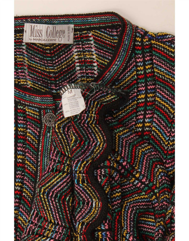College By Marcazzani Womens Cardigan Sweater UK 14 Medium Multicoloured