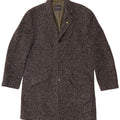 MARC O'POLO Pardessus Homme IT 50 Large Laine à Chevrons Gris