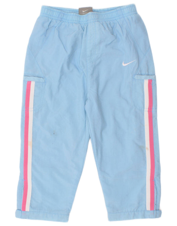 Nike Girls Graphic Cargo Windbreaker Bukser 2-3 år blå stribet