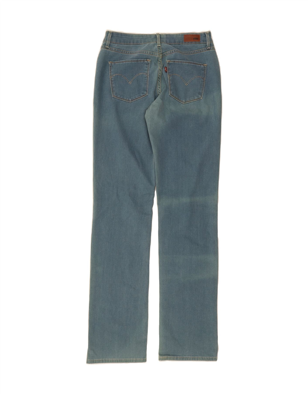 LEVI'S Womens Straight Jeans W28 L34 Blue Cotton Vintage Levi's and Second-Hand Levi's from Messina Hembry 