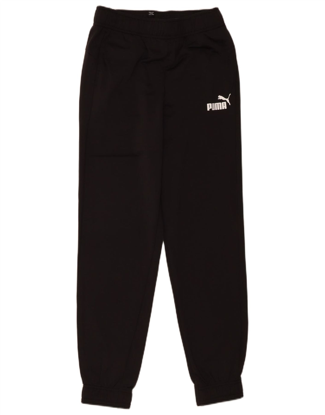 Puma Drenge Træningsdragt Bukser Joggers 13-14 År Sort Polyester