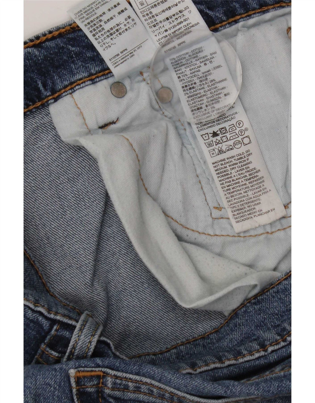 Blugi Levi's 511 Slim pentru bărbați W32 L32 Bumbac albastru