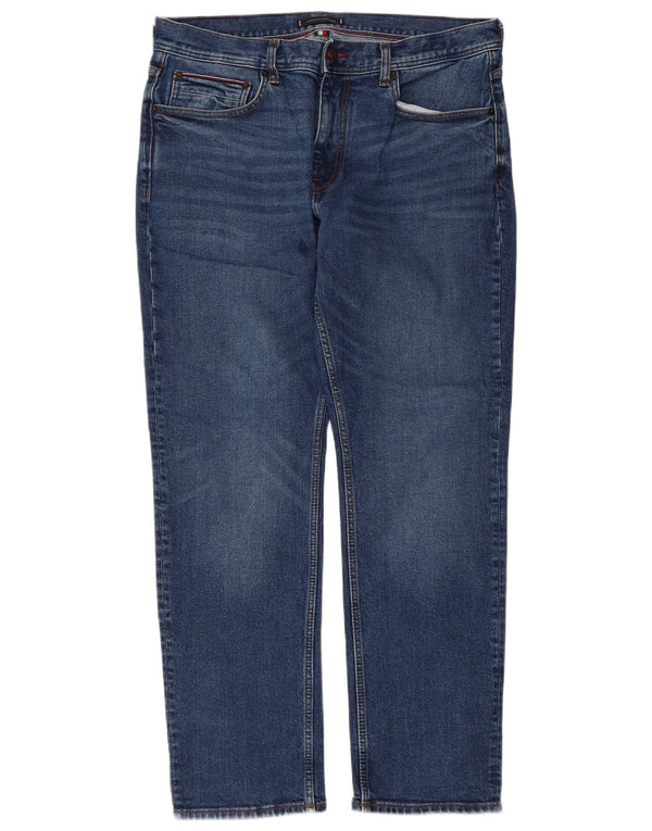 Tommy Hilfiger Vaqueros rectos Denton para hombre W36 L30 Algodón azul