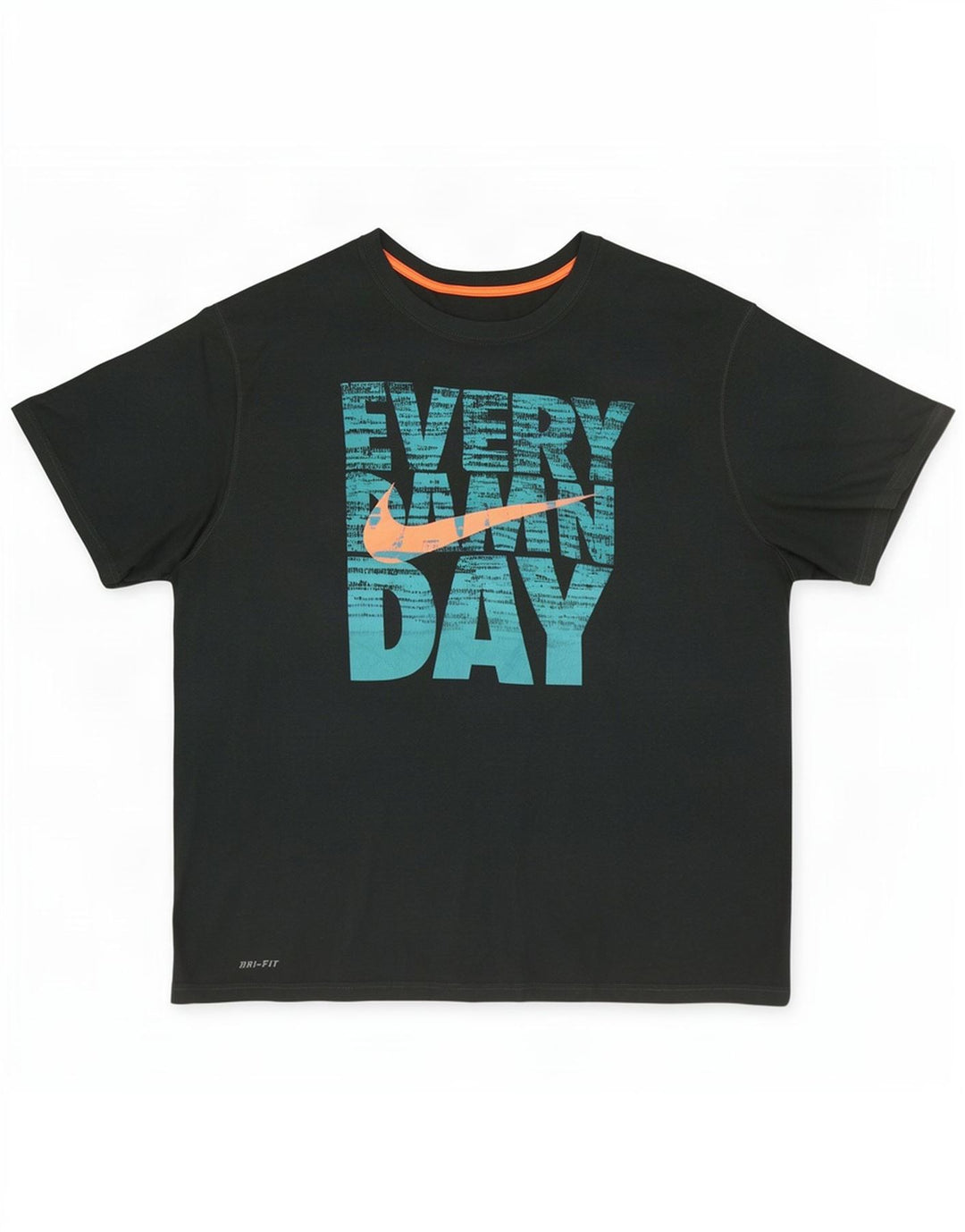 T-shirt grafica da uomo Nike Top 2XL verde poliestere