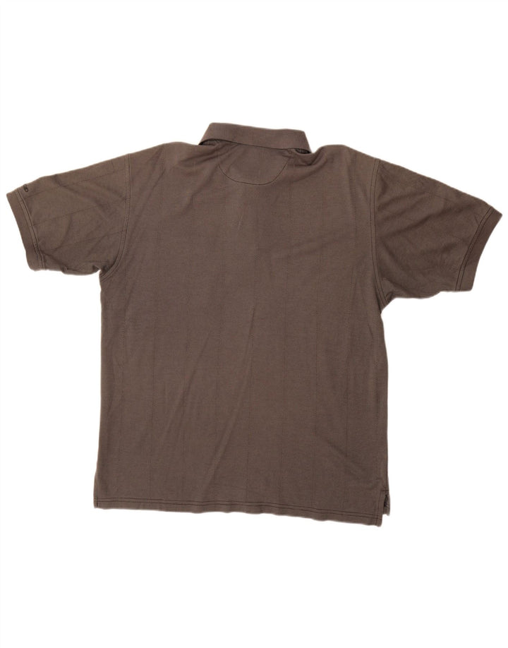 Izod Polo Homme Gris Moyen Coton