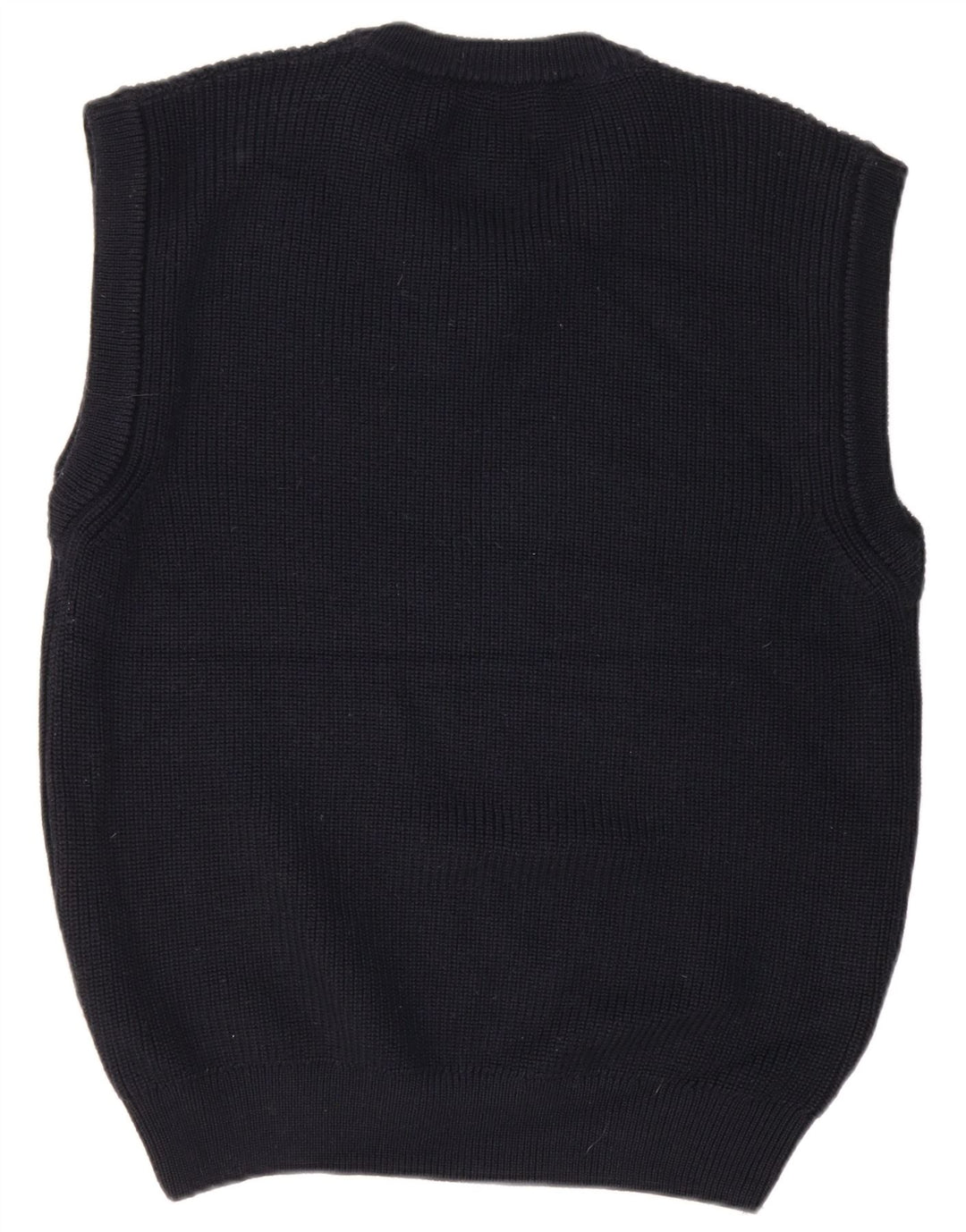 ZARA Mens Vest Tank Top XL Navy Blue Acrylic