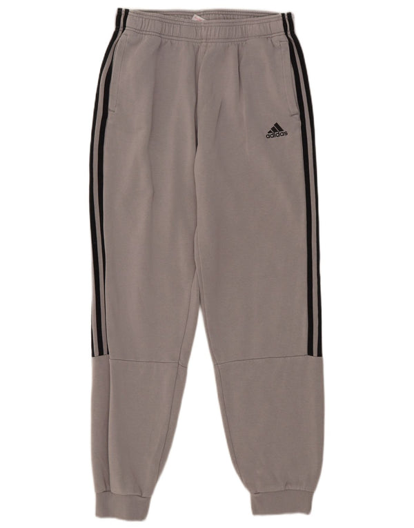 Adidas Pantalon de Survêtement Garçon Joggers 15-16 ans Gris Coton