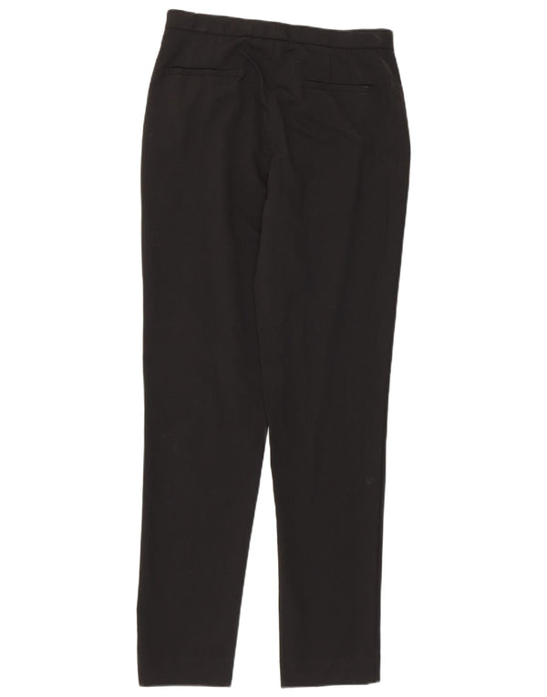 Massimo Dutti női karcsú alkalmi nadrág EU 36 XS W26 L30 fekete gyapjú
