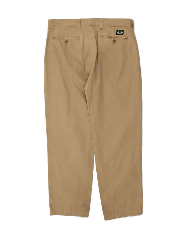 DOCKERS Mens Straight Chino Trousers W33 L27  Beige Cotton Vintage Dockers and Second-Hand Dockers from Messina Hembry 