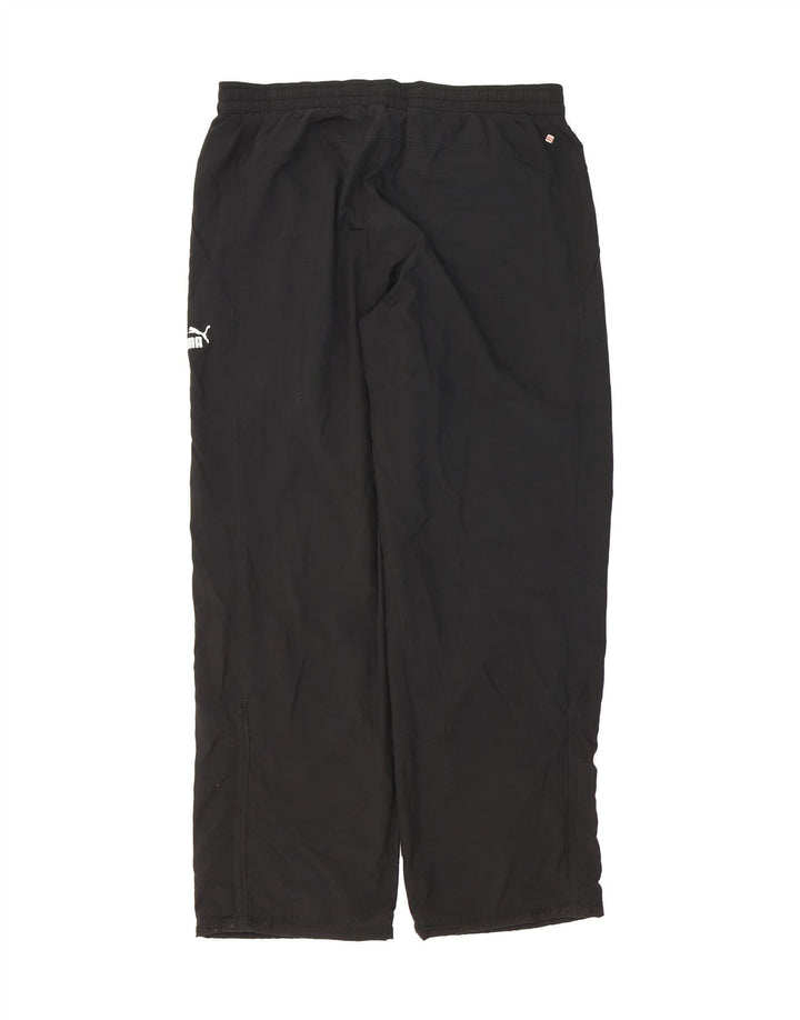 PUMA Mens Tracksuit Trousers Medium Black Polyester Vintage Puma and Second-Hand Puma from Messina Hembry 