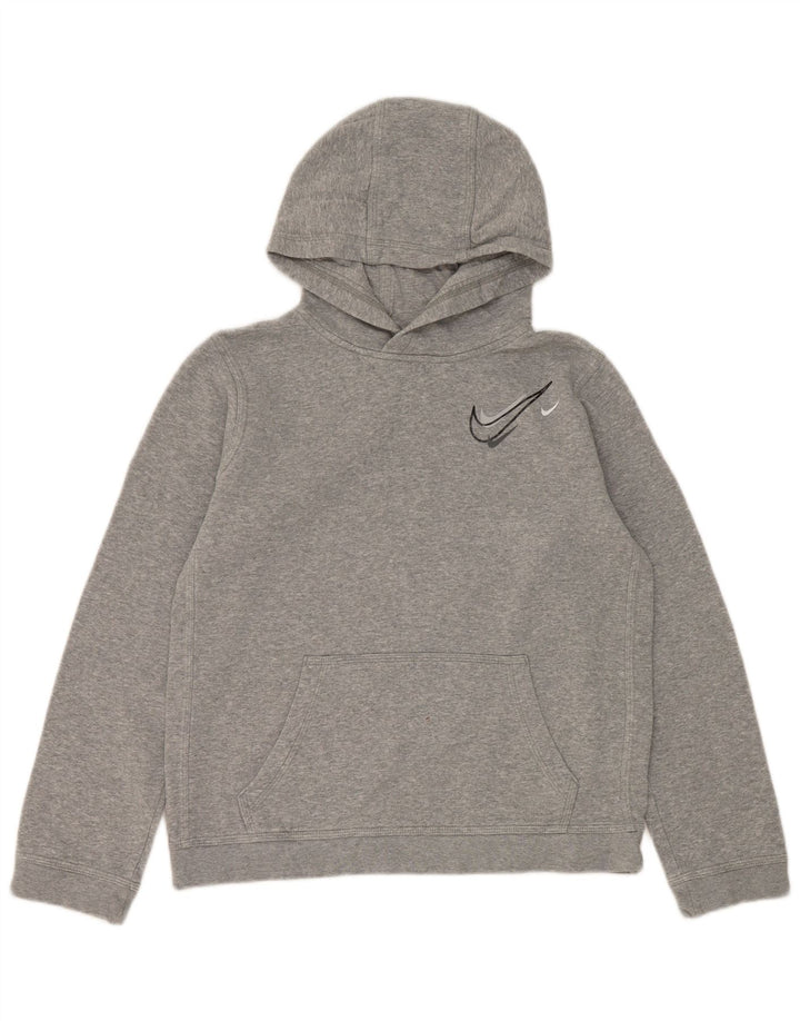 Nike Boys Hoodie Jumper 13-14 Years XL Grey
