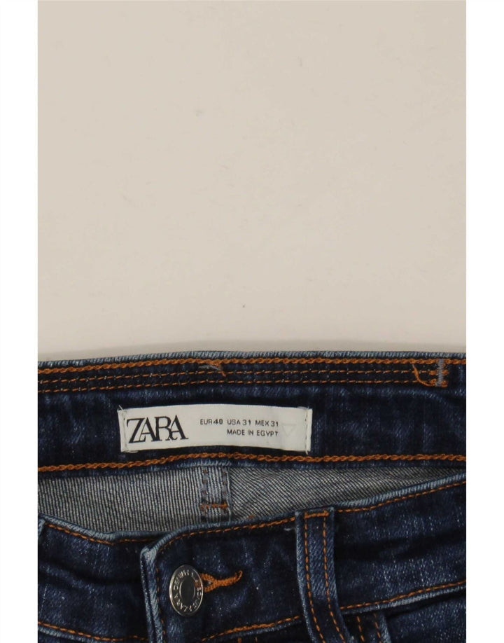 Zara Mens Distressed Skinny Jeans EU 40 Medium W31 L28 Blue