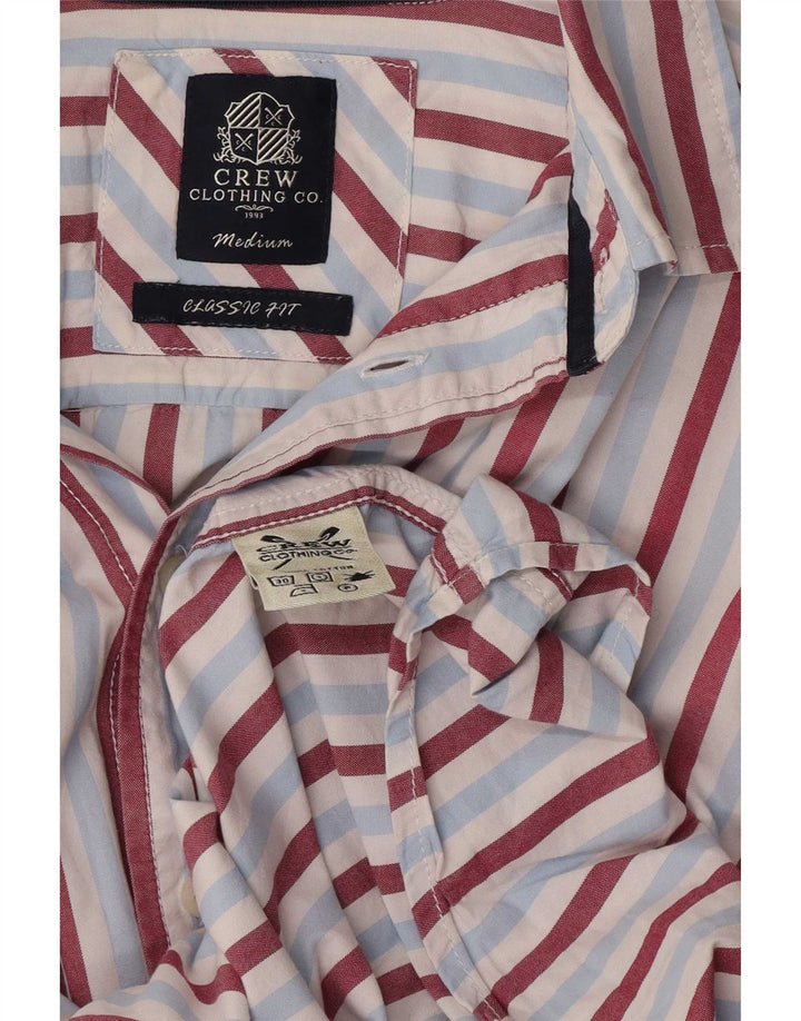 Crew Clothing Herre Classic Fit skjorte Medium blå stribet bomuld
