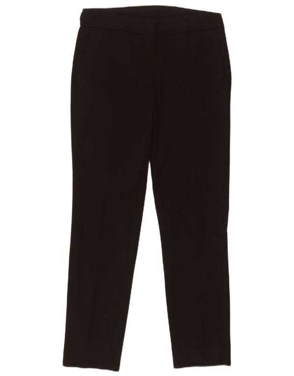 Zara Dame Slim Chino Bukser Large W30 L28 Sort Bomuld