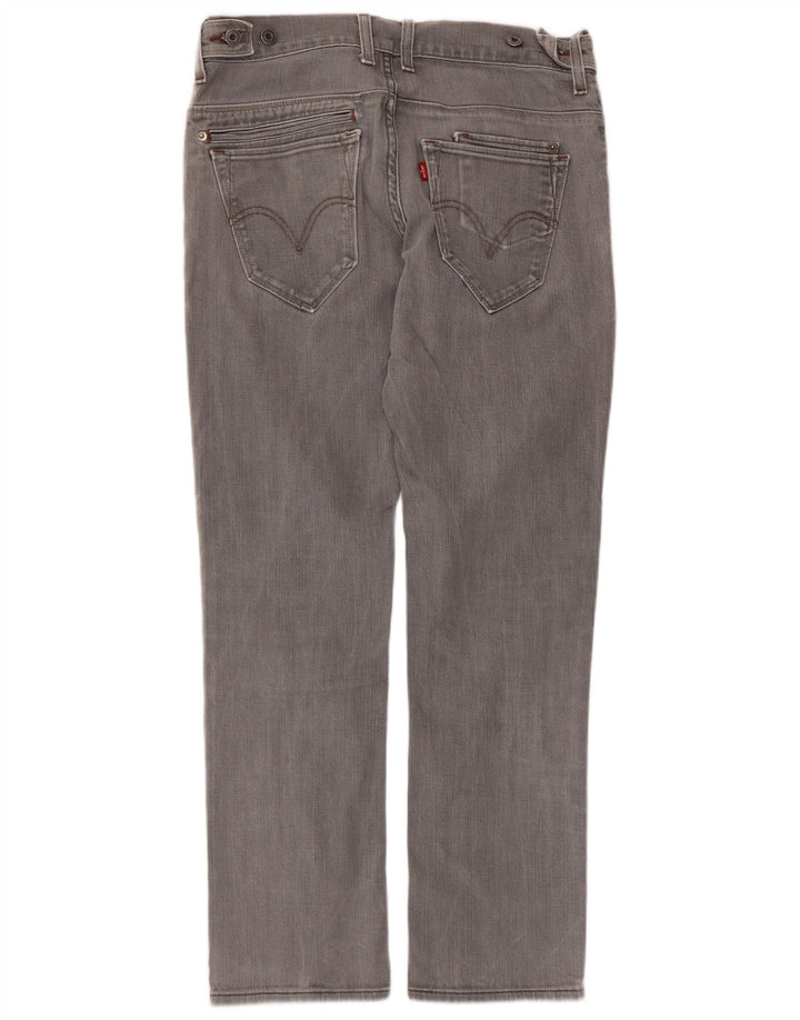 Levi's Womens 511 Skinny Jeans W33 L30 Grey Cotton