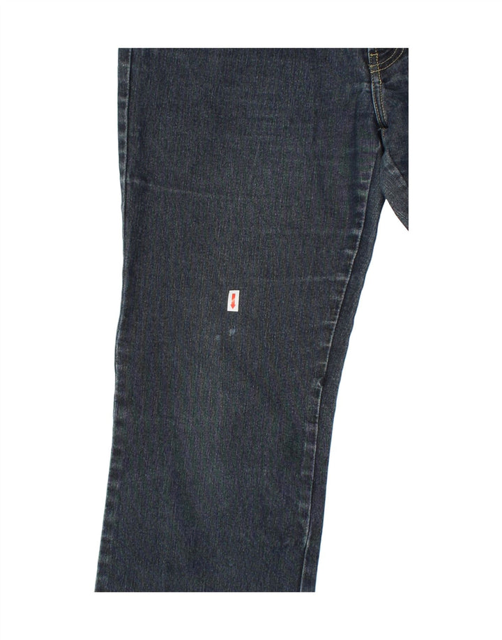 TRUSSARDI Womens Straight Jeans W28 L28 Navy Blue Vintage Trussardi and Second-Hand Trussardi from Messina Hembry 