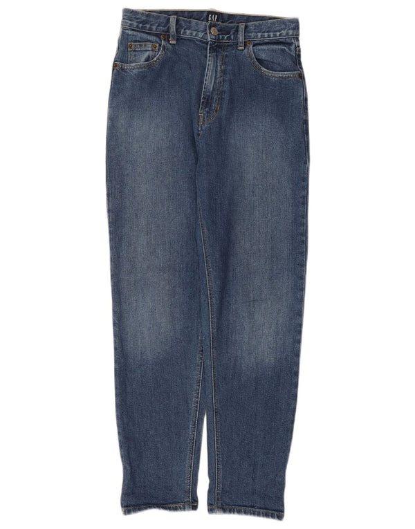 Gap Womens High Waist Tapered Jeans W26 L27 Blue Cotton