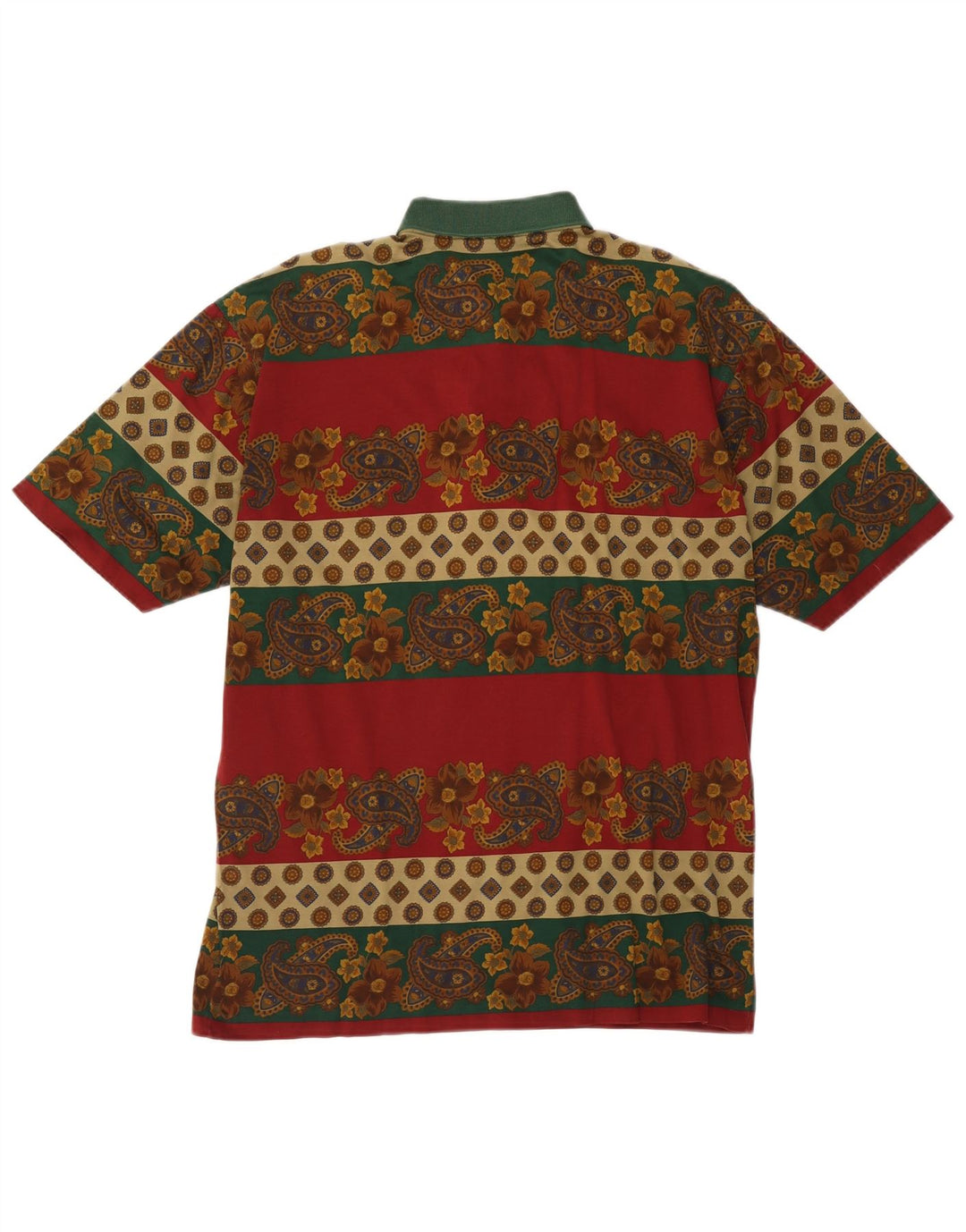 Paul & Shark Mens Polo Shirt Medium Multicoloured Floral Cotton