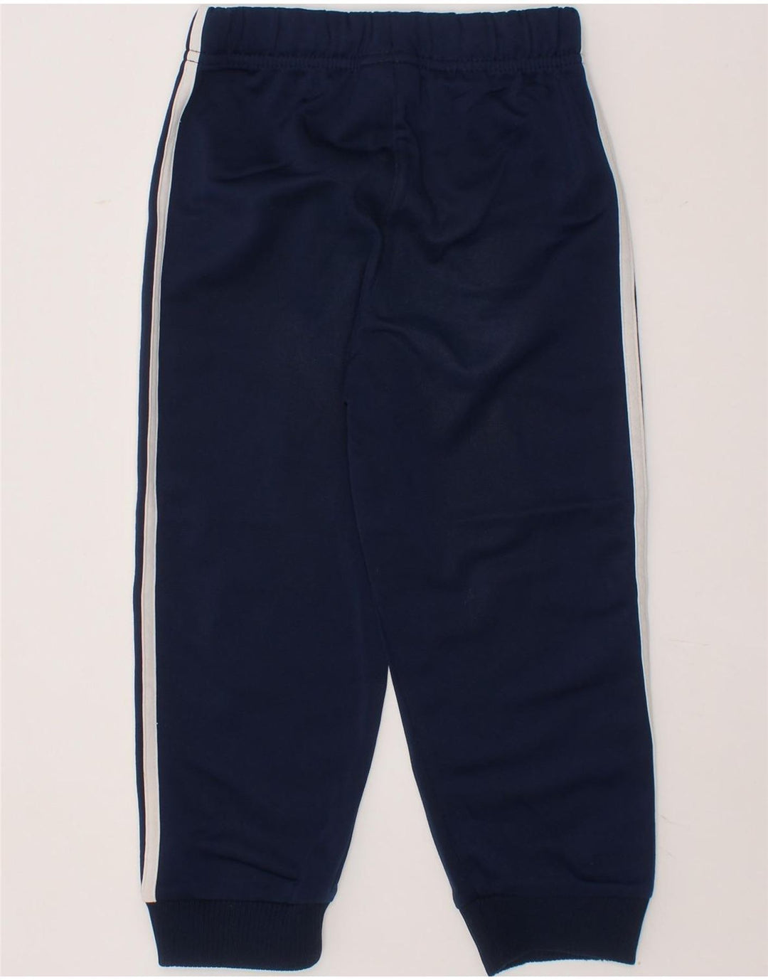 ADIDAS Boys Tracksuit Trousers Joggers 2-3 Years  Navy Blue Polyester Vintage Adidas and Second-Hand Adidas from Messina Hembry 