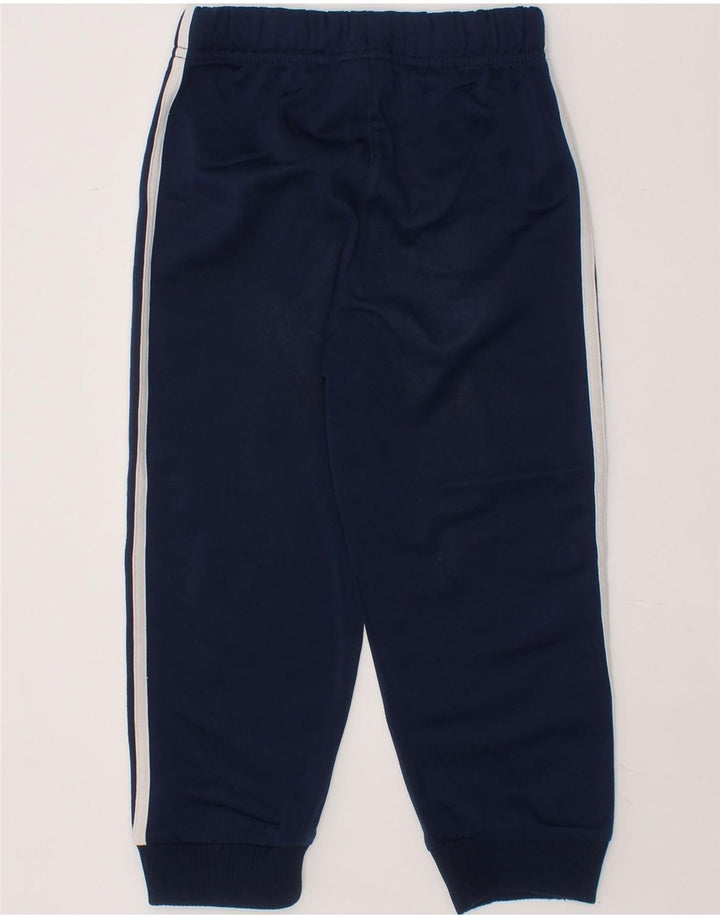 ADIDAS Boys Tracksuit Trousers Joggers 2-3 Years  Navy Blue Polyester Vintage Adidas and Second-Hand Adidas from Messina Hembry 