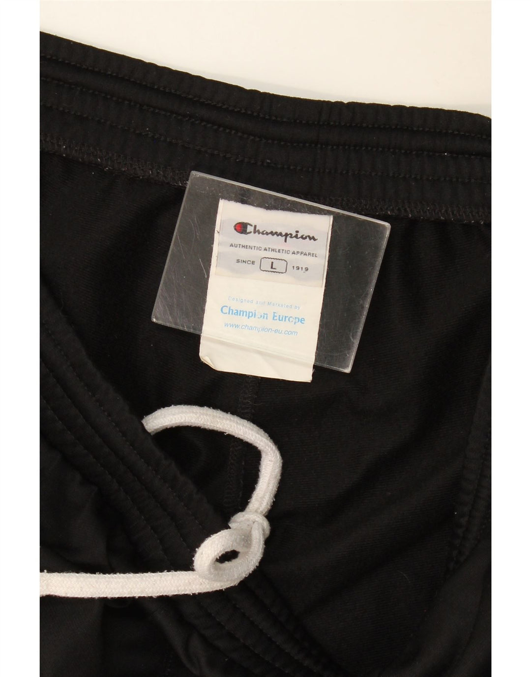 Champion Mens Tracksuit Trousers Large Black Colourblock Polyester
