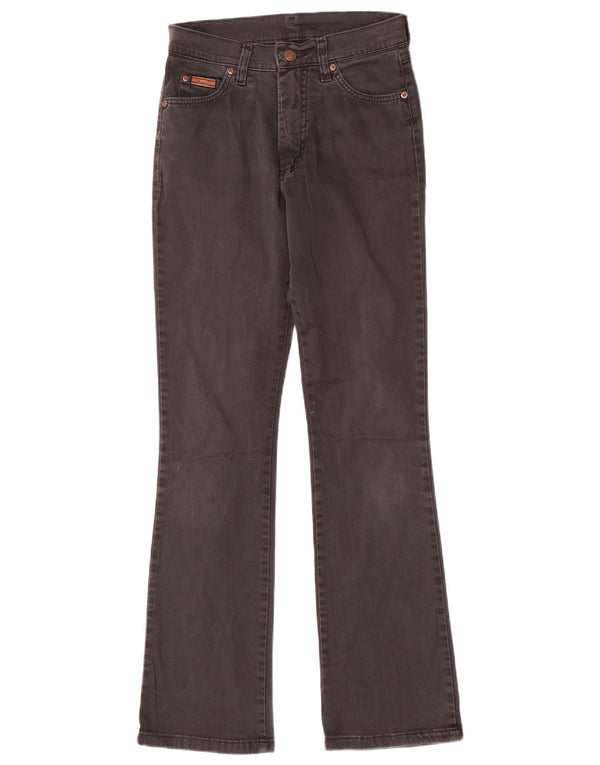 Wrangler Damen Tina Bootcut Jeans W30 L32 Graue Baumwolle