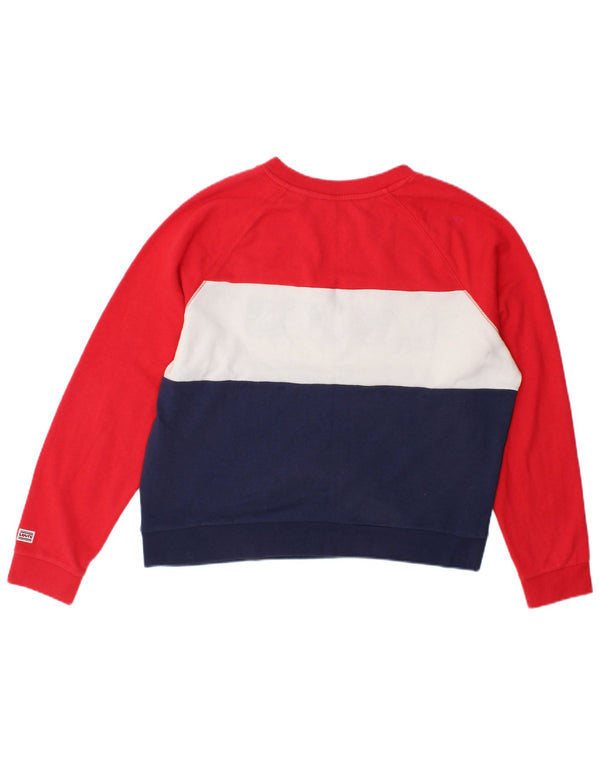 Levi's - Felpa da donna, maglione, UK 16, grande, multicolore, color block