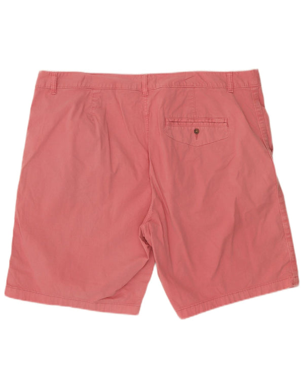 Marks & Spencer Short Chino Femme UK 20 2XL W40 Coton Rose