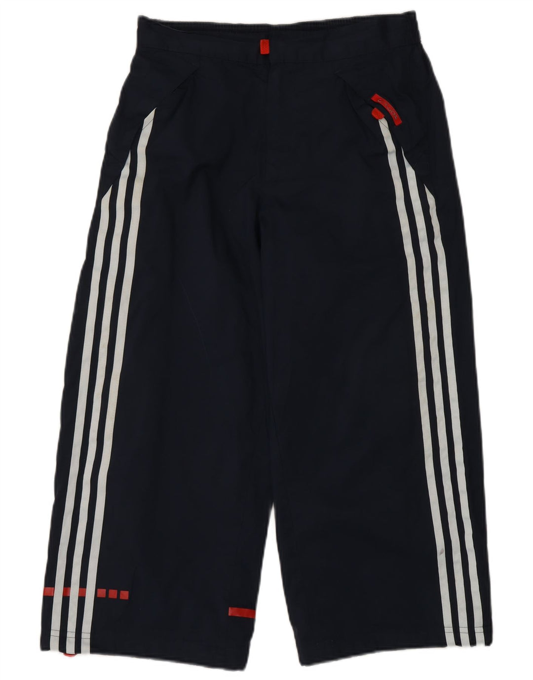 Pantaloni della tuta Adidas Capri da ragazzo 13-14 anni in poliestere blu navy