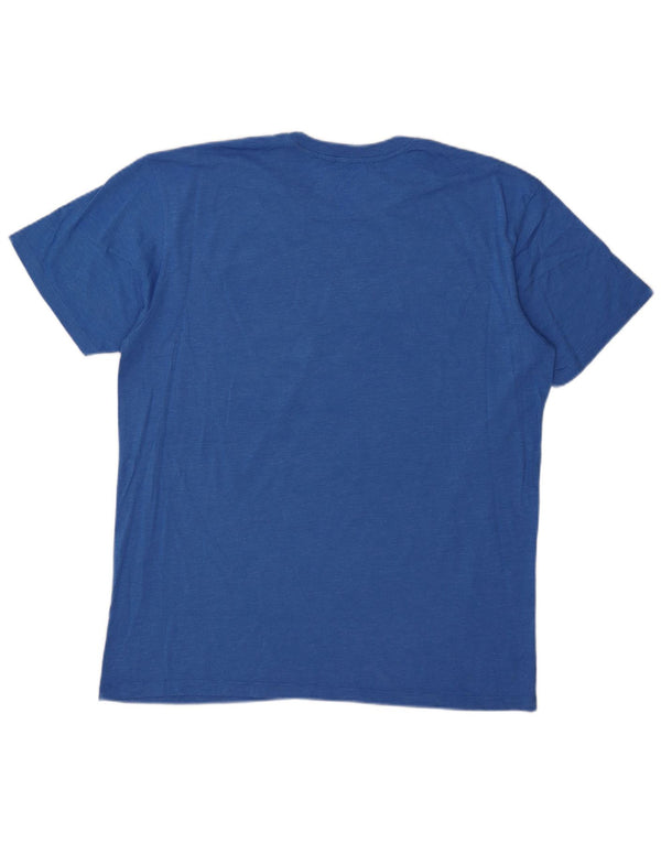 Hard Rock Cafe T-shirt graphique Singapour pour homme XL Bleu coton