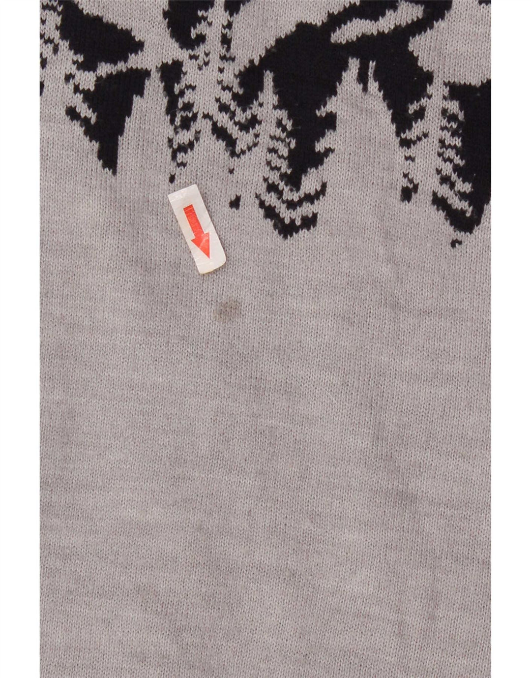 Marks & Spencer Mens Crew Neck Jumper Sweater Large Grey Colourblock