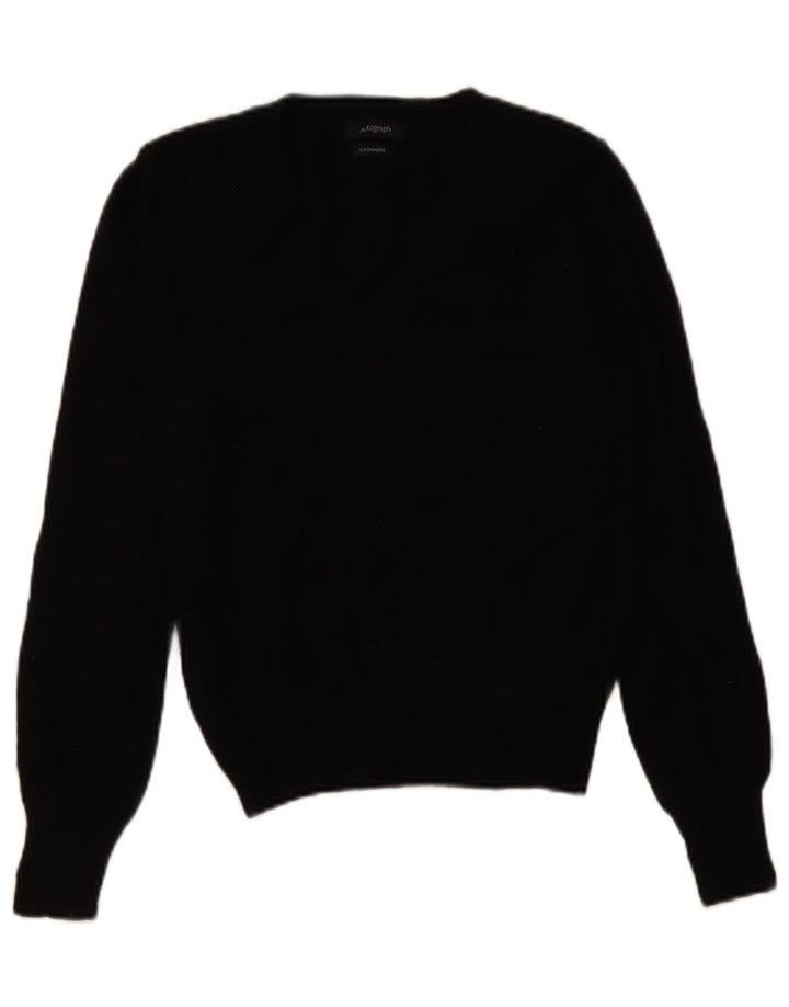 Marks & Spencer Womens Autograph Crew Neck Jumper Sweater UK 8 Small Black