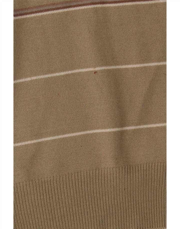 Marks & Spencer Herren Blue Harbor V-Ausschnitt Pullover Pullover Medium Khaki