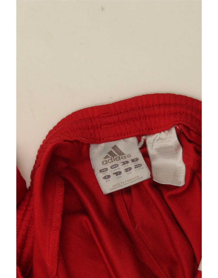 Adidas Boys Tracksuit Trousers 13-14 Years Red