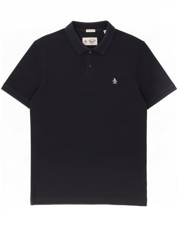 Penguin Herren Heritage Slim Fit Poloshirt Small Marineblau Baumwolle