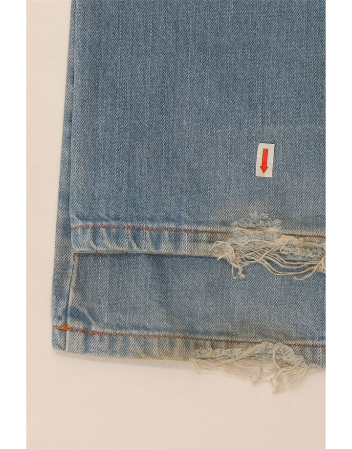 Diesel Womens Bootcut Jeans W32 L34 Blue Cotton