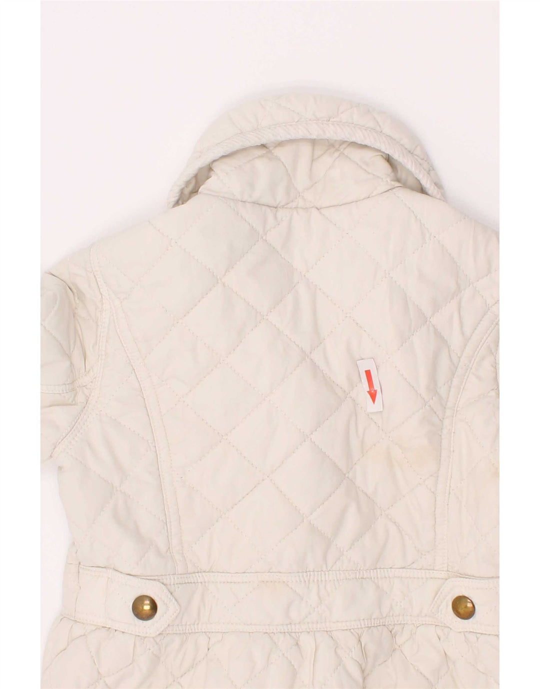 Ralph Lauren Baby Girls Quilted Jacket 18-24 Months White Polyester