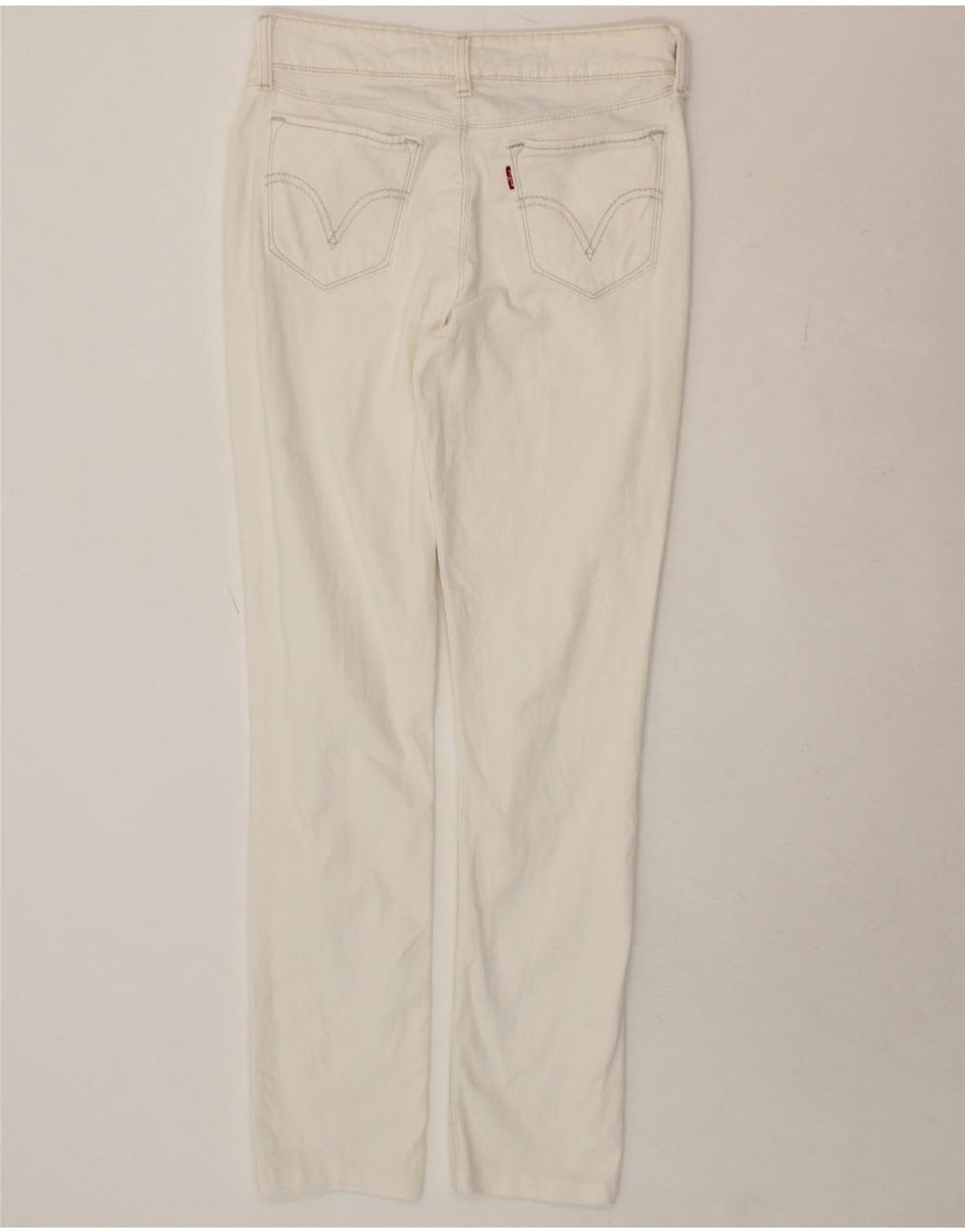 LEVI'S Womens Skinny Jeans W28 L30 White Vintage Levi's and Second-Hand Levi's from Messina Hembry 